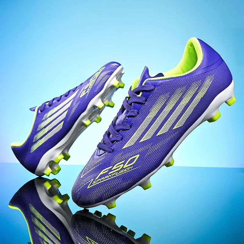 New Men Professional Football Boots Boys Soccer Shoes Sports Shoes TF/FG Match Sneakers Ankle Non-Slip Comfortable Unisex