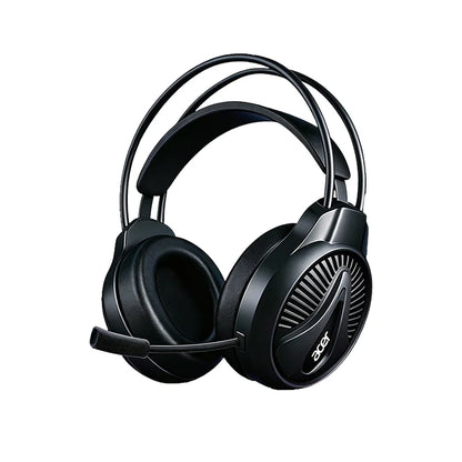 Casque de jeu filaire Acer avec micro, casque de jeu USB, son surround virtuel stéréo 7.1, casque filaire RGB pour jeu/travail/musique