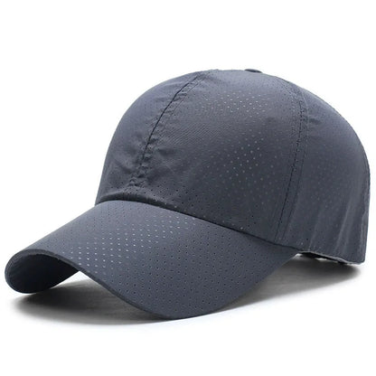 Mesh Quick Dry Cap – Herre-løbe- og sportsbaseballkasket – Dame-golf- og tennis-kasket – Udendørs jogging-kasket – Åndbar solhat