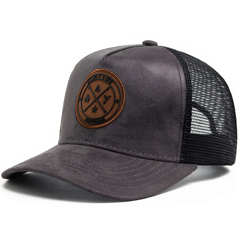 Hot selling high quality Mesh Baseball Cap unisex Fashion Casual Breathable Letter Icon Hip Hop Trucker Cap Outdoor Sport DadHat