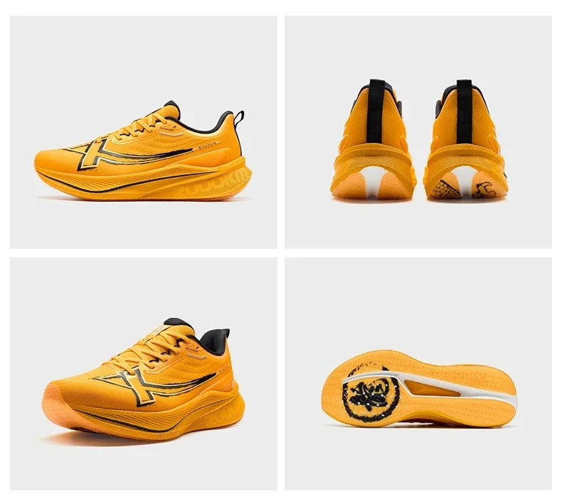 Xtep 2000km Men's Running Shoes 2025 Winter Water Proof Stronger Propulsive Force Cushion Shock Absorption Sneakers 875419110019