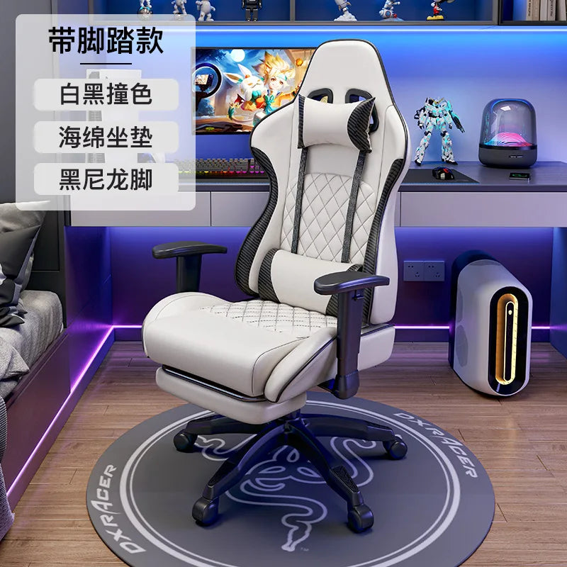 Ergonomic Swivel Gaming Chair Comfortable Office Computer Chair with Armrests, Modern Executive Desk Chair for Home, Work & Gaming