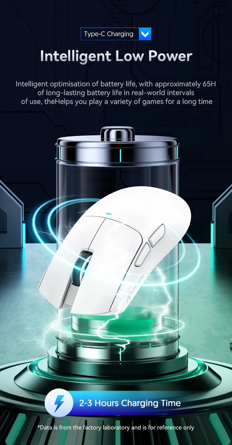 ATTACK SHARK X11SE Wireless Gaming Mouse Tri-Mode, 63g Superlight Gaming Mouse with PAW3311 Sensor, 22000 DPI, Bluetooth & 2.4GHz RGB Gaming Mouse