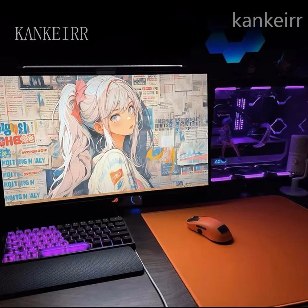 Svart Speed-musmatta i enfärgad design med hög elasticitet, halkfri undersida, premium gamingmusmatta för e-sport med ultrafin yta, deskmat