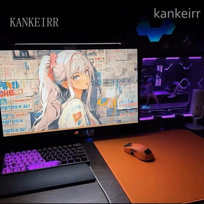 Svart Speed-musmatta i enfärgad design med hög elasticitet, halkfri undersida, premium gamingmusmatta för e-sport med ultrafin yta, deskmat