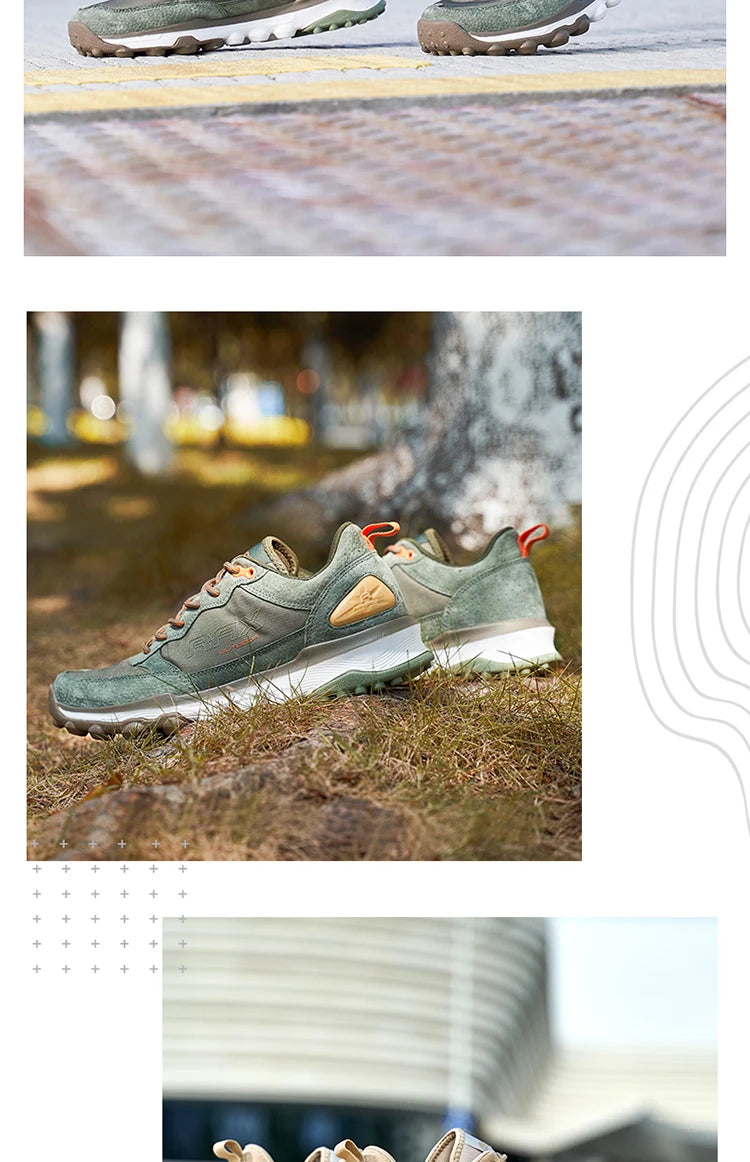 Chaussures de course RAX pour hommes et femmes – Chaussures de sport d'extérieur – Baskets légères et respirantes – Tige en maille aérée – Semelle extérieure antidérapante en caoutchouc naturel