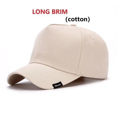 Baseball Caps for Big Head Men Women XXL Oversize High Crown Adjustable Plain Solid Snapback Hats 56-60cm 60-65cm
