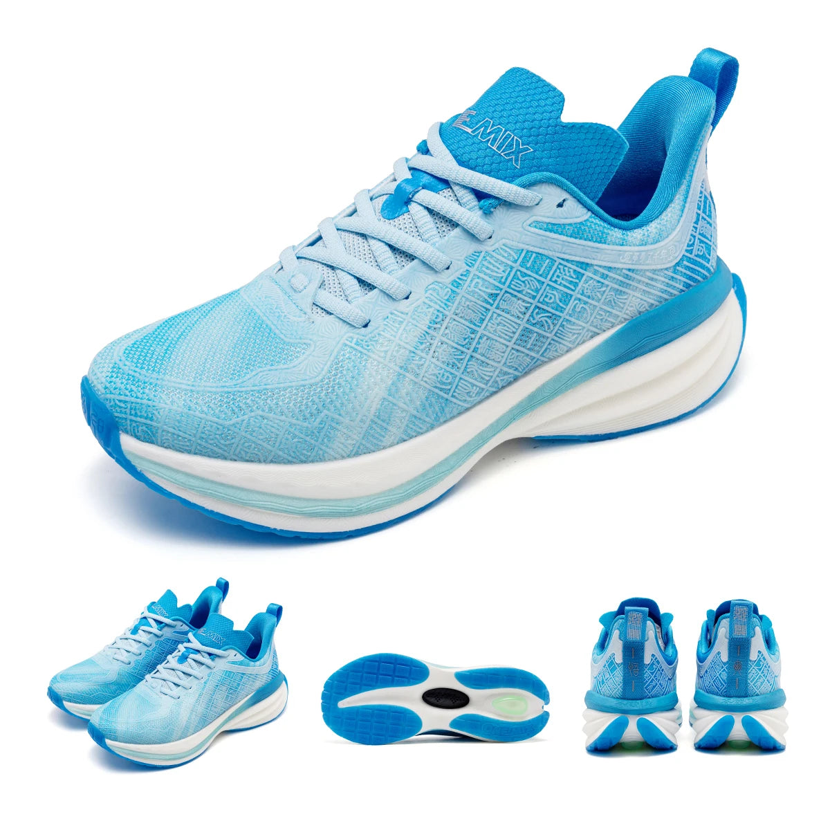 ONEMIX : chaussures de sport chinoises – nouvelles chaussures de course pour homme avec amorti, antidérapantes, respirantes et légères ; baskets de plein air pour femme