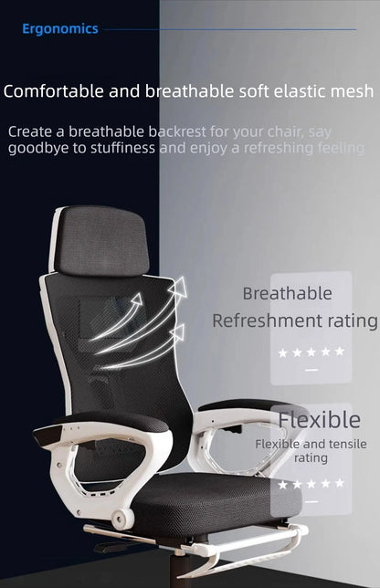 Recliner Office Chair Luxury Comfortable Armchair Ergonomic Office Chair Gaming Swivel Office Chair Home Furniture