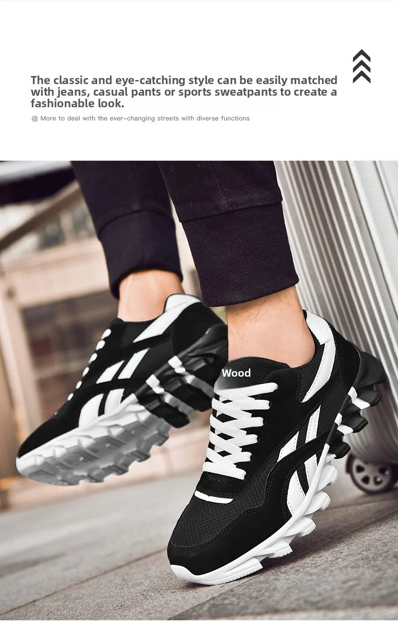 2026 new men's and women's running shoes breathable casual sneakers anti-slip vibration comfortable walking shoes 38-46
