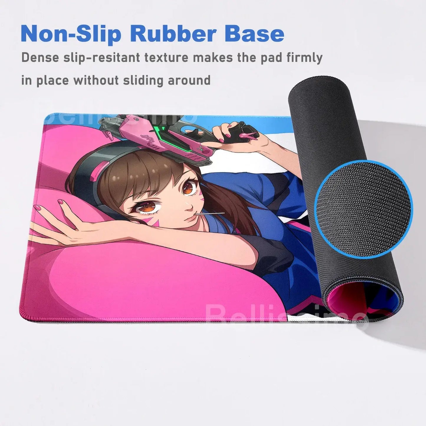 Gaming Accessories O-Overwatch D-D.va Mouse Pad Large Keyboard Mousepad Pc Cabinet Deskmat Xxl Extended Mats Gamer Mausepad