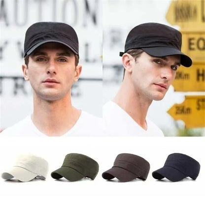 Gorra de béisbol táctica militar Spring Solid, unisex, para deportes al aire libre, con cierre snapback, para hombre y mujer, estilo marinero