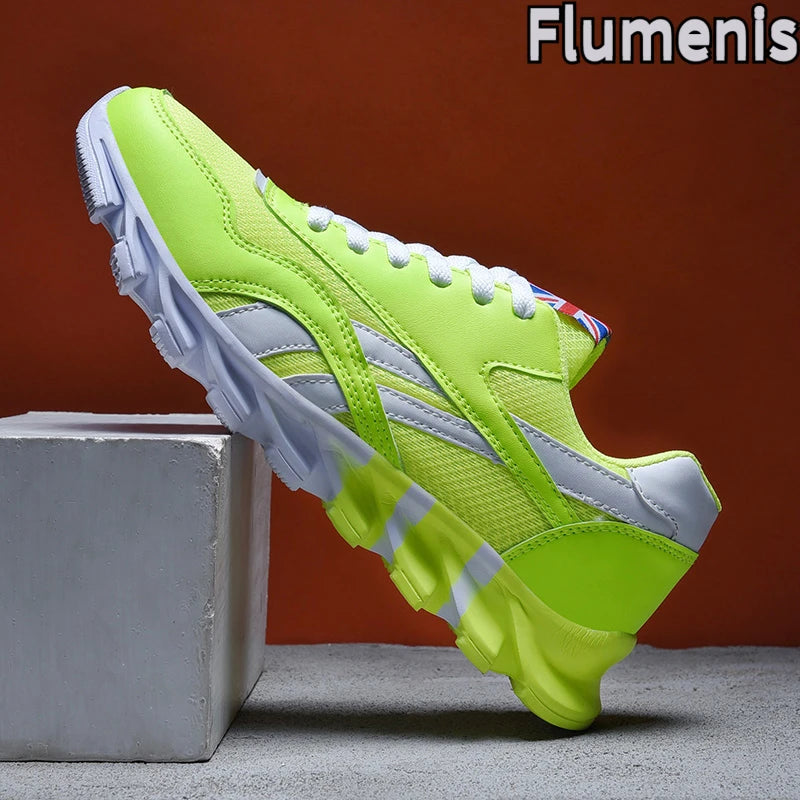 2026 new men's and women's running shoes breathable casual sneakers anti-slip vibration comfortable walking shoes 38-46