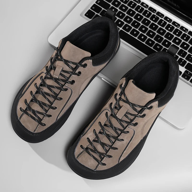 2026 New Men's Wide Width Shoes Minimalist Barefoot Sneakers Hiking Zero Drop Running Shoes Outdoor Wide Toe Non-Slip Sneakers