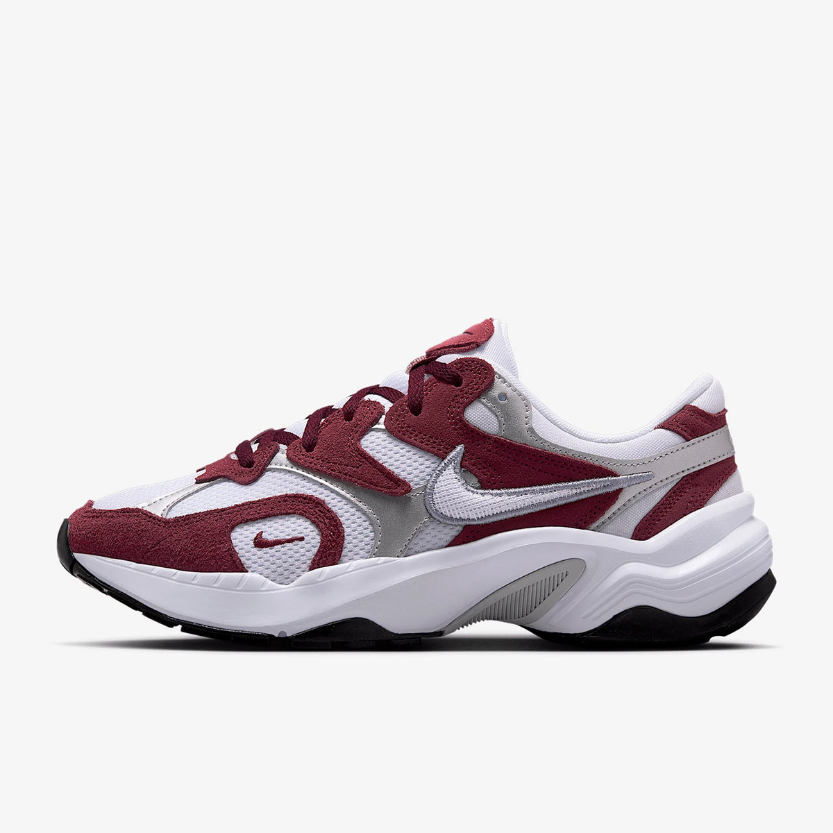Oryginalne damskie buty do biegania Nike w stylu retro, sneakersy typu „dad shoes” – model AL8 FJ3794-600