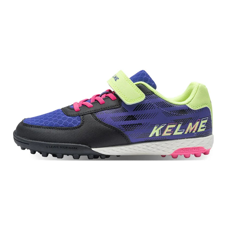 Kelme Children's Soccer Shoes TF Nail Shoes for Elementary School Students Artificial Grass Five-a-Side Football Shoes
