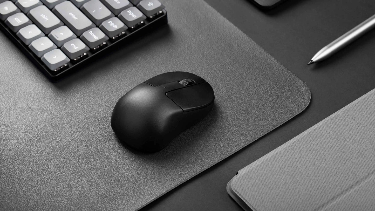 Keychron M4 Wireless Optical Mouse, Bluetooth & 2.4GHz Gaming Mouse, USB Type-C Wired Mouse, 26,000 DPI PixArt 3395 Ultra-Light Rechargeable Mouse