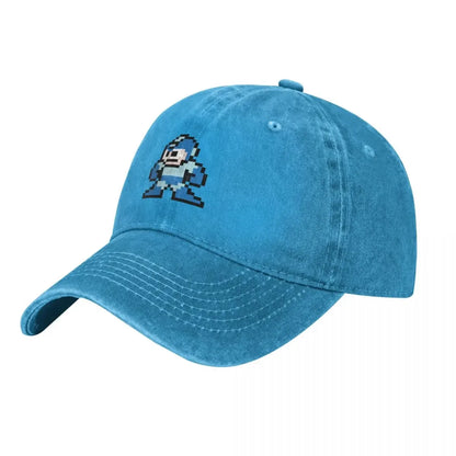 Czapka z daszkiem Megaman 8-bitowa, nowa, urocza, w stylu vintage, luksusowa, dla mężczyzn i kobiet