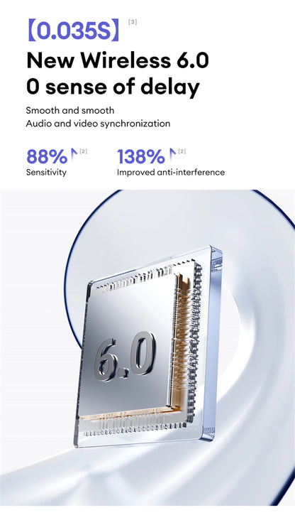 Lenovo LE302 Wireless Bluetooth 6.0 Headset Long Battery Life Sports Ear Clip Earphones HIFI Stereo Noise Cancelling Headphones