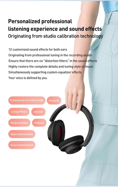 1MORE SonoFlow S Wireless Headphones with 42dB ANC, Hi-Res LDAC Audio, Bluetooth Noise Cancelling Headphones, 90H Playtime