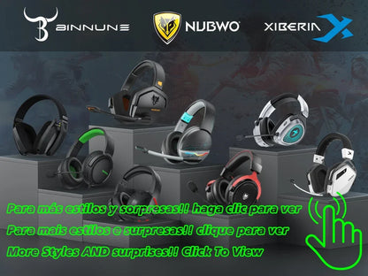 NUBWO G06 Pro Wireless Gaming Headset with Charging Station for Headset and PS5 Controller 17ms Low Latency Dynamic 50mm Drivers