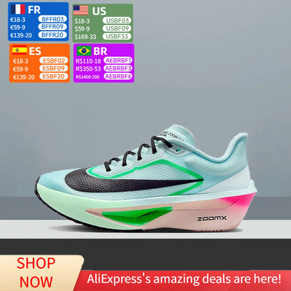 Buty do biegania Nike Zoom Fly 6 Low Unisex – lekka wkładka z włókna węglowego i responsywna amortyzacja do biegów długodystansowych FN8455-402