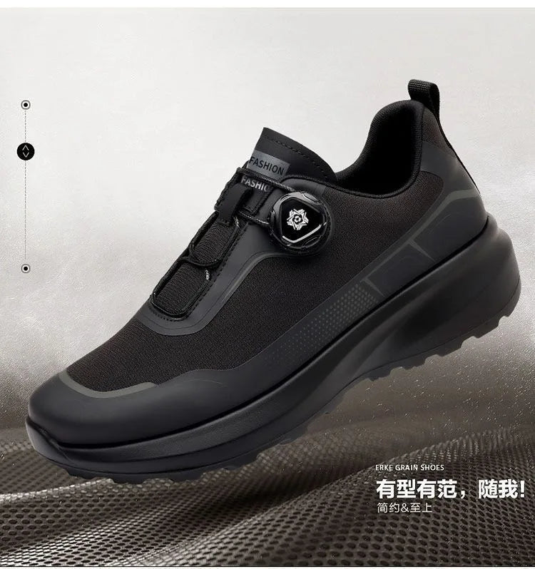 Outdoor men's sneakers 2026 new spring and summer thick soled sports shoes men's hiking daddy shoes casual footwear for men