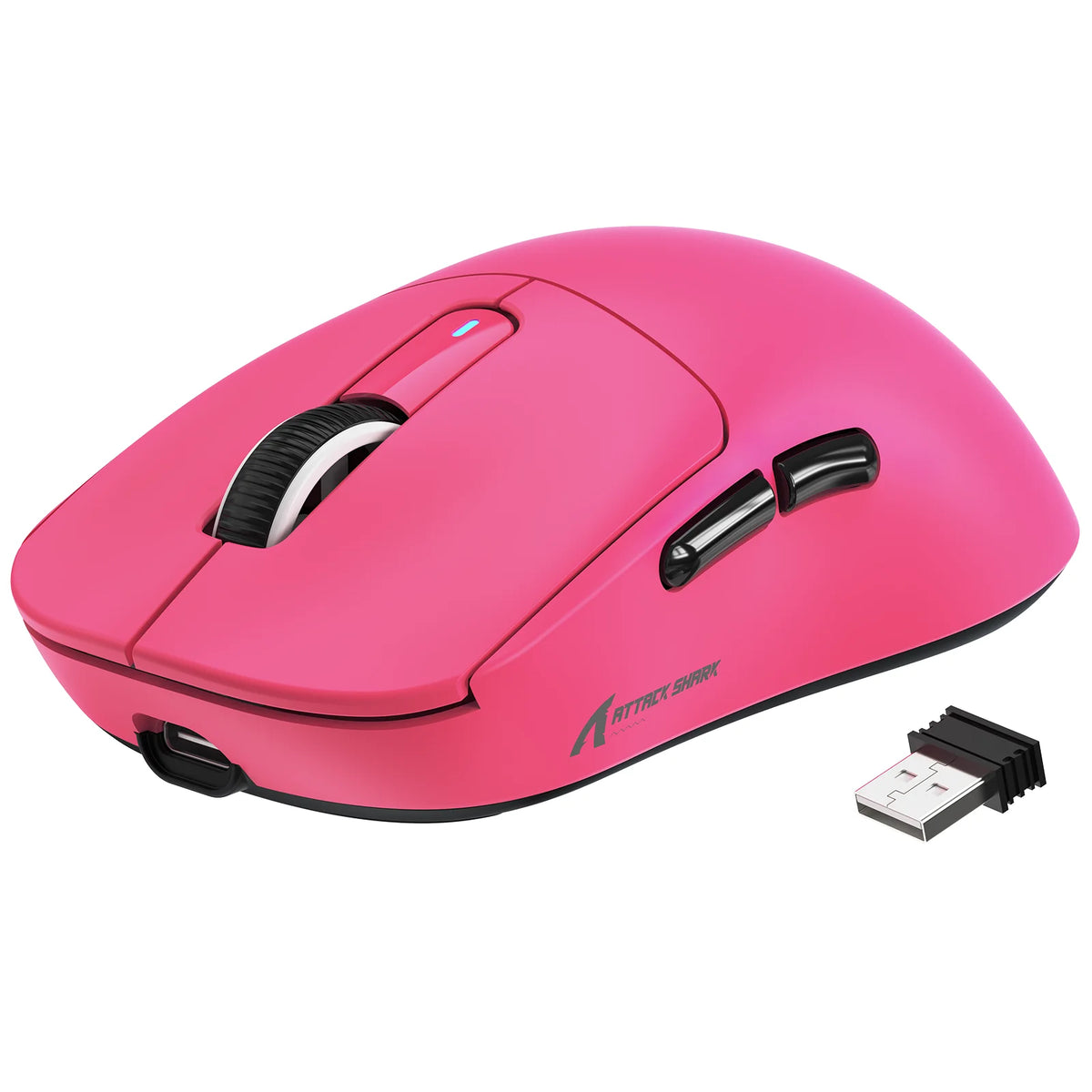 ATTACK SHARK X3 Wireless Gaming Mouse, Ultra-Light 49g Ergonomic Gaming Mouse with PAW3395 Sensor, Tri-Mode Bluetooth/2.4G/USB, 26K DPI Programmable Mouse