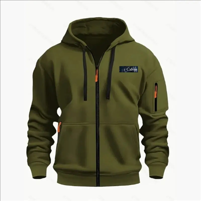 Produit gaming premium Fraquane, équipement gamer : Men's Sweatshirts with Zipper Pockets Thin Solid Color Half Tracksuit Casual Outdoor Hooded Tracksuit Long Sleeves Jacket Coats.
