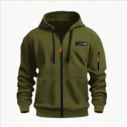Produit gaming premium Fraquane, équipement gamer : Men's Sweatshirts with Zipper Pockets Thin Solid Color Half Tracksuit Casual Outdoor Hooded Tracksuit Long Sleeves Jacket Coats.