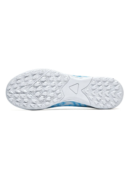 Chaussures de football TF pour adultes toutes saisons, en tissu PU mélangé, semelle extérieure en caoutchouc résistante à l'usure, forte adhérence pour les sports sur gazon toute l'année