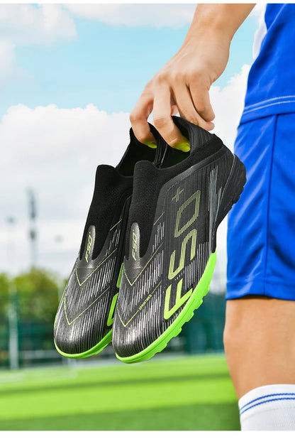 New Men Soccer Shoes Match Football Boots Sneakers Non-Slip Grass Cleats High-quality Futsal Indoor Hot-selling High-top Outdoor