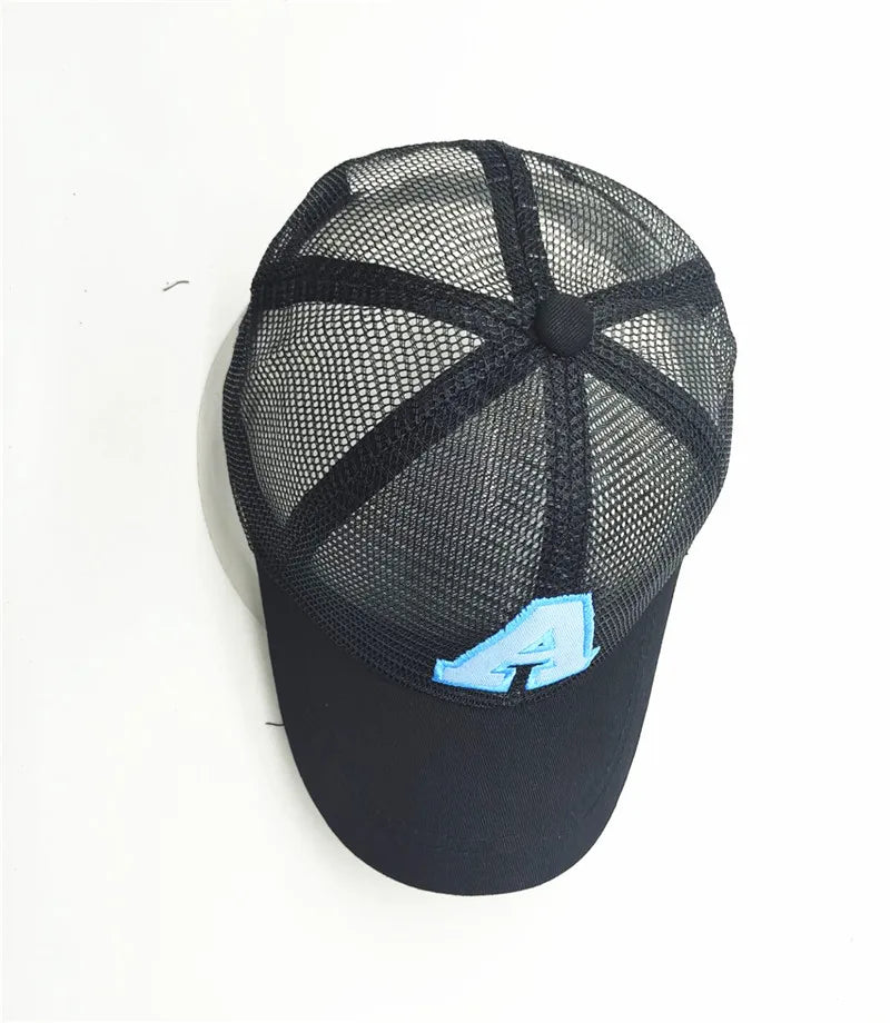 Summer autumn Kid Boy Cartoon Letter Embroidered Baseabll Caps Children Girls Outdoor Leisure Mesh Sport hats
