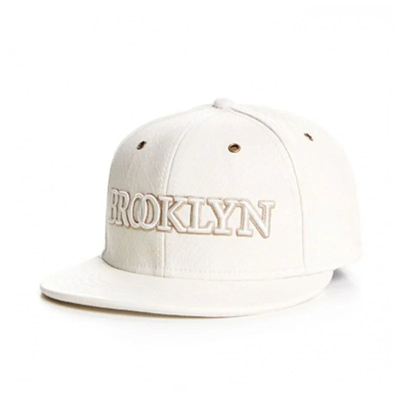 Cappellino da baseball in pelle del marchio Fashio per uomo e donna, stile HipHop, cappellino Snapback Knight, K-pop, per adulti, casual, da esterno, di design, Gorras Hombre