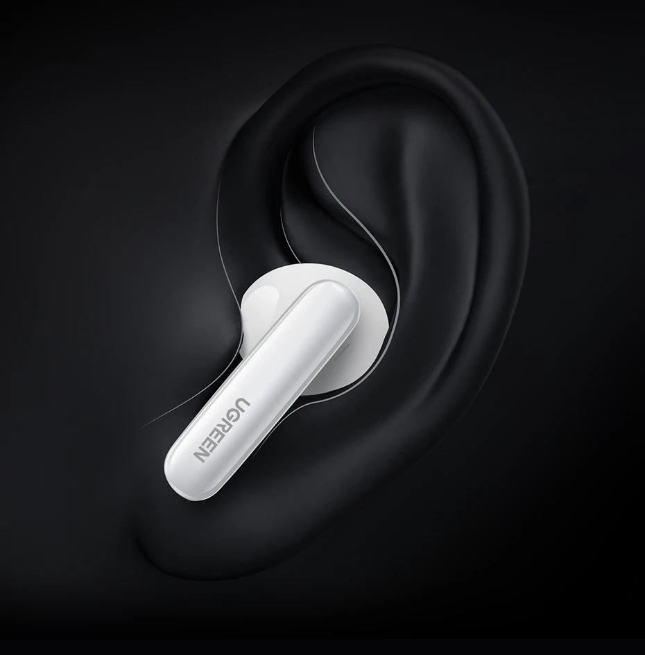 UGREEN ANC Semi-Open TWS Bluetooth 5.3 Earbuds – Adaptive Noise Cancelling LDAC Hi-Res Audio Wireless Earphones with Charging Case