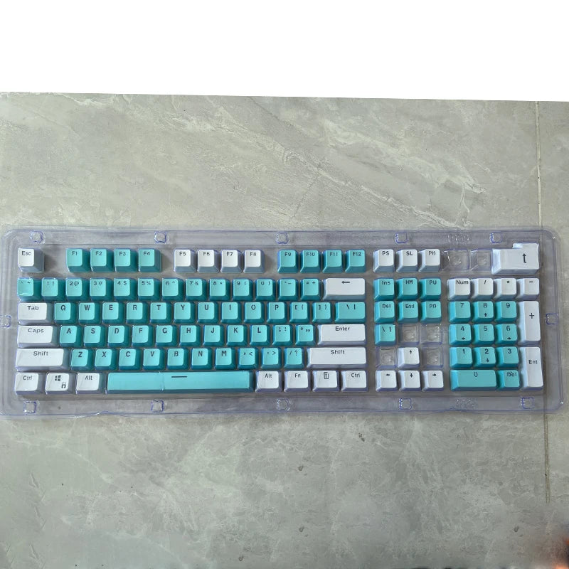 106 Keys Grey Red Keycaps PBT Specials Keycap Backlit Two-Color Key Caps For MX Switch 61/87104 Mechanical Keyboard