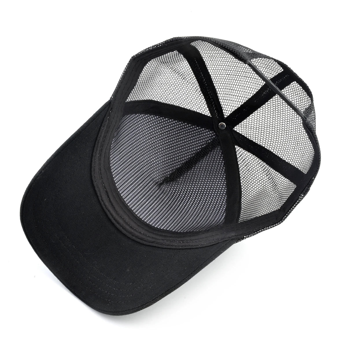 Gorras de camionero de moda con parche bordado de cabra. Gorra de béisbol Snapback «Four Seasons» para hombre y mujer, con visera ajustable.