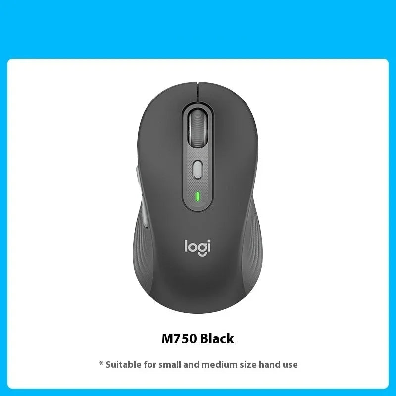 Logitech M750 Wireless Mouse 2.4GHz USB Receiver, 2000 DPI Portable Wireless Mouse for PC, Laptop, Office & Home Use