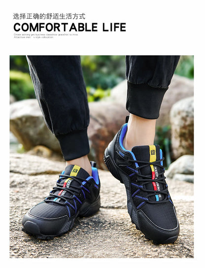 2025 Hiking Shoes Men's Non-slip Wear-resistant Comfortable Outdoor Hiking Sports Shoes Outdoor Running Shoes Walking Sports Sho