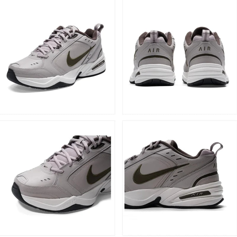 Nike Air Monarch IV Men's Brown/Grey Retro Dad Shoes 2026 Spring Training Sneakers 415445-200