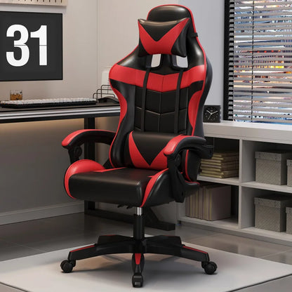 Ergonomic Office Chair Modern Gaming Chair with Rotatable Design, Comfortable Breathable Executive Desk Chair with Armrests for Home & Office