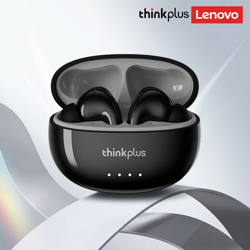 Lenovo LP5 TWS Wireless Bluetooth Earphones with Mic, Lenovo LP5 Gaming Earbuds Bluetooth 5.3 Headphones, Noise Cancelling Sports Earbuds with HD Calls & Charging Case