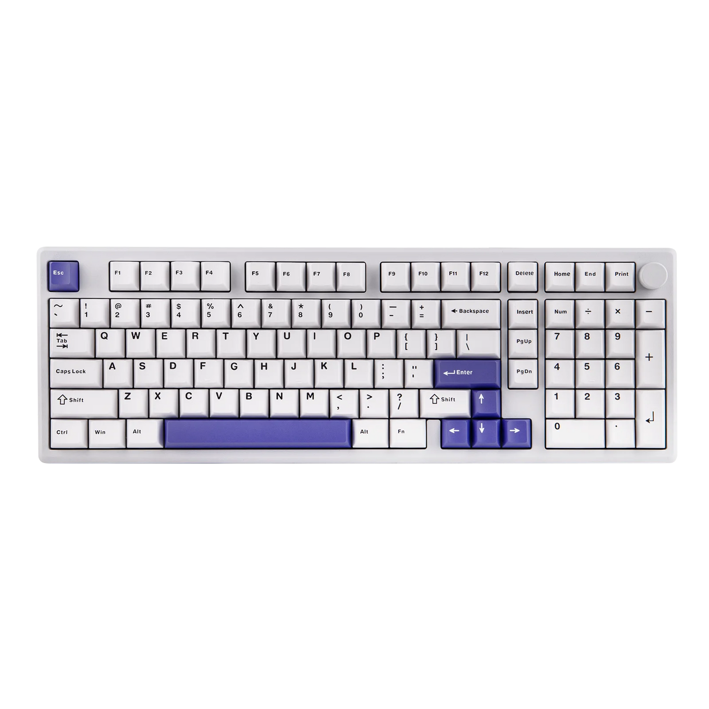 EPOMAKER Galaxy100 1800 ANSI US Layout Hot-Swap Gasket-Mounted Tri-mode Wireless Aluminum Mechanical Gaming Keyboard