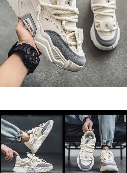 Lässige Herren-Sneaker – Frühlingsmode – Vielseitige Low-Top-Skateboard-Schuhe für Herren, geeignet für Outdoor-Sportarten
