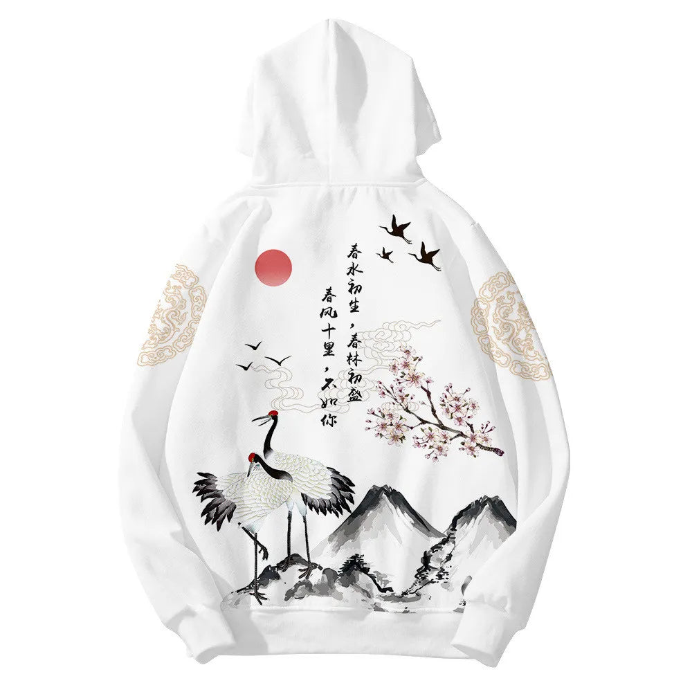 3D print majice s kapuljačom za Kinesku novu godinu za muškarce i djecu, modni dragon grafički sweatshirts, cool streetwear hoody top