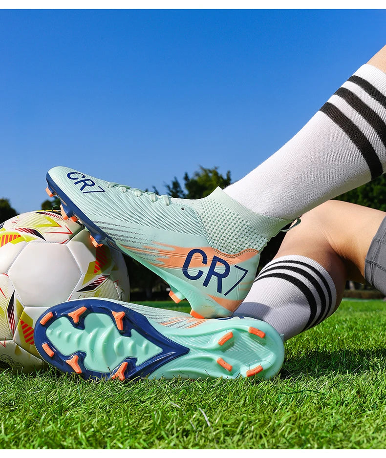 Botas de fútbol para hombre nuevas en oferta, zapatillas profesionales de futsal de alta calidad, tacos de fútbol para mujer unisex, ultraligeras TF/FG