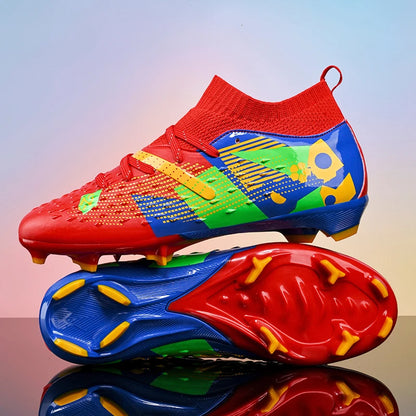 Football Boots Men Professional Soccer Shoes Sneaker Field Long Spikes Outdoor Competition Non Slip Comfortable Training Shoes