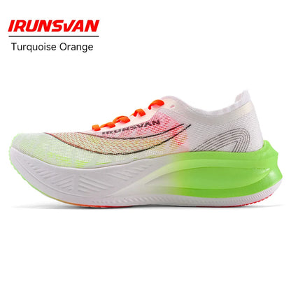 Scarpe da maratona IRUNSVAN con soletta in carbonio: scarpe sportive professionali, stabili, con supporto, assorbimento degli urti, ultraleggere e con ottimo rimbalzo