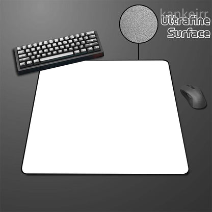 Svart Speed-musmatta i enfärgad design med hög elasticitet, halkfri undersida, premium gamingmusmatta för e-sport med ultrafin yta, deskmat