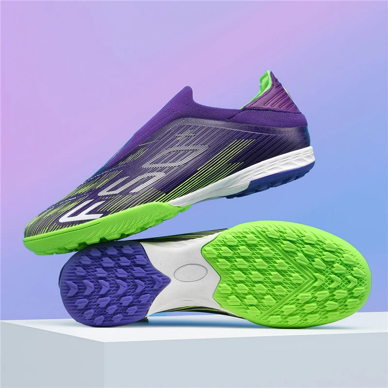 New Men Soccer Shoes Match Football Boots Sneakers Non-Slip Grass Cleats High-quality Futsal Indoor Hot-selling High-top Outdoor